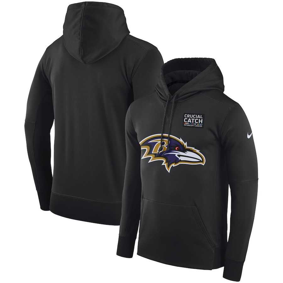 Men's Baltimore Ravens Anthracite Nike Crucial Catch Performance Hoodie,We sell and wholesale Men's Baltimore Ravens Anthracite Nike Crucial Catch Performance Hoodie on line form chian!